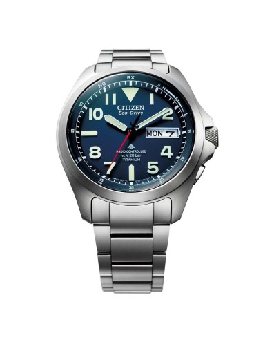 reloj radio-control hombre Citizen Promaster Land TITANIUM AT6080-53L JDM 39mm 200m