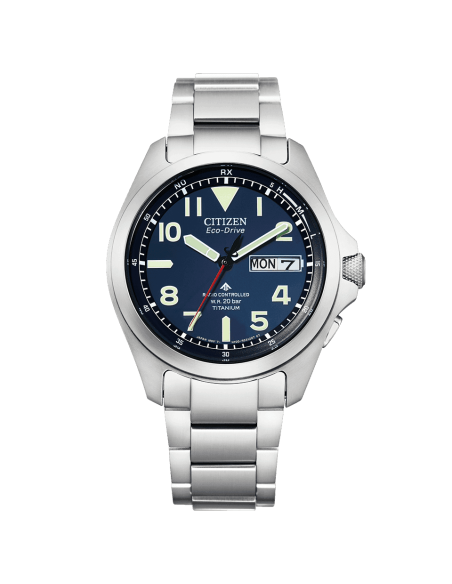 reloj radio-control hombre Citizen Promaster Land TITANIUM AT6080-53L JDM 39mm 200m
