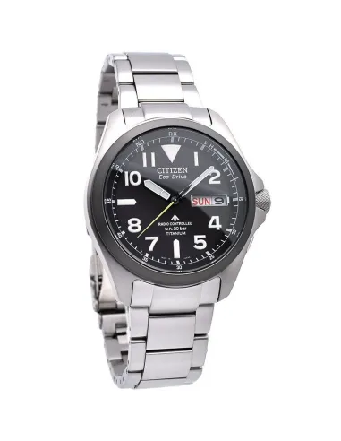 reloj radio-control hombre Citizen Promaster Land TITANIUM PMD56-2952 JDM 39mm Cristal de Zafiro