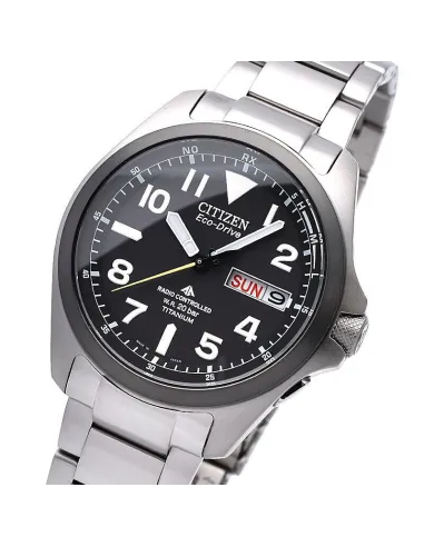 reloj radio-control hombre Citizen Promaster Land TITANIUM PMD56-2952 JDM 39mm Cristal de Zafiro