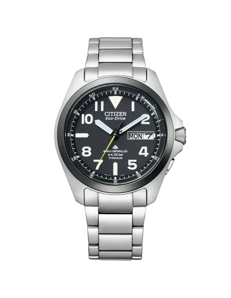 reloj radio-control hombre Citizen Promaster Land TITANIUM PMD56-2952 JDM 39mm Cristal de Zafiro