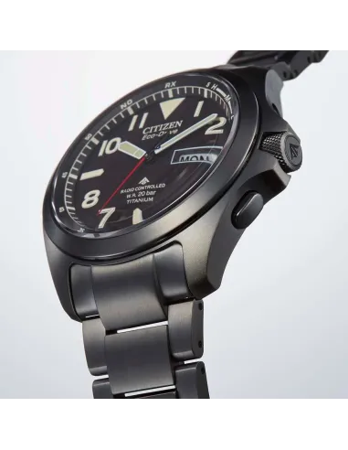 Reloj radio-control hombre Citizen Promaster Land TITANIUM AT6085-50E  39mm