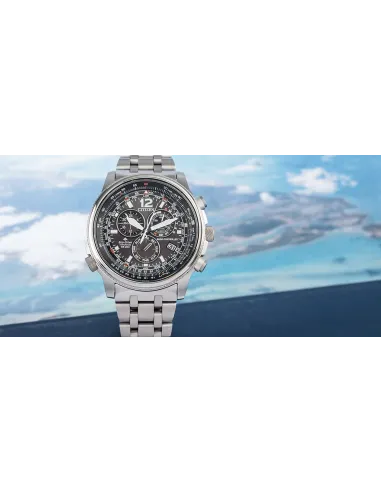 reloj Aviador hombre Citizen CB5850-80E Promaster Sky Super Titanium 43mm 200m WR