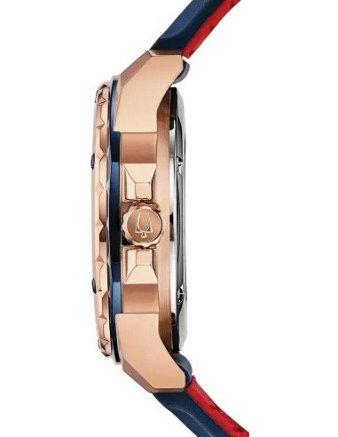Reloj automático hombre Bulova Marine Star 98A227 44mm 200m WR correa de goma