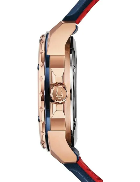Reloj automático hombre Bulova Marine Star 98A227 44mm 200m WR correa de goma