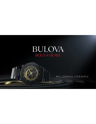 reloj automático hombre Bulova Millennia Ceramic 98A291  40mm  100m WR