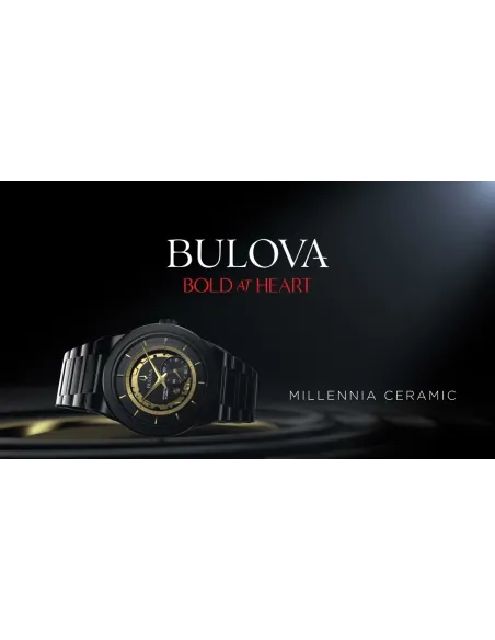 reloj automático hombre Bulova Millennia Ceramic 98A291  40mm  100m WR