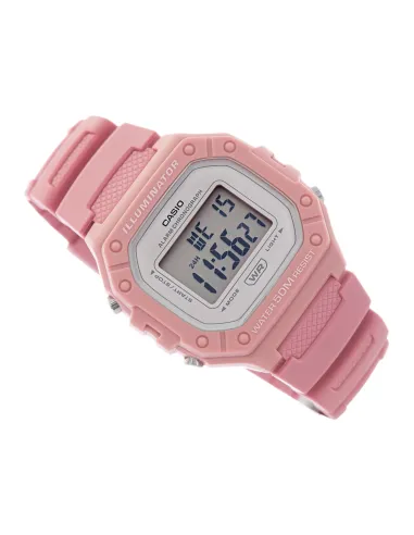 Reloj CASIO digital caballero W-218h-2av correa resina 50m water resist - alarma - luz