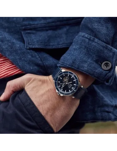 reloj automático hombre Bulova MARINE STAR 96A291 45mm Automatic Bold At Heart Skeleton 200m