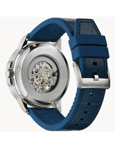 reloj automático hombre Bulova MARINE STAR 96A291 45mm Automatic Bold At Heart Skeleton 200m