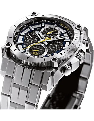 reloj deportivo hombre Bulova Precisionist 96B175 46.5mm 1/1000 segundos precisión 300m WR correa de acero