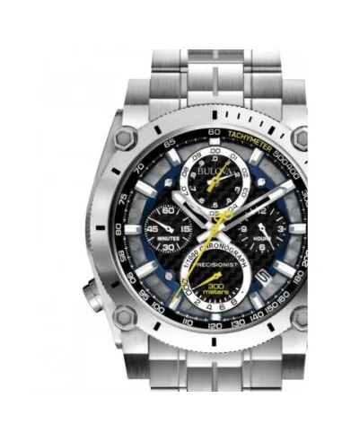 reloj deportivo hombre Bulova Precisionist 96B175 46.5mm 1/1000 segundos precisión 300m WR correa de acero