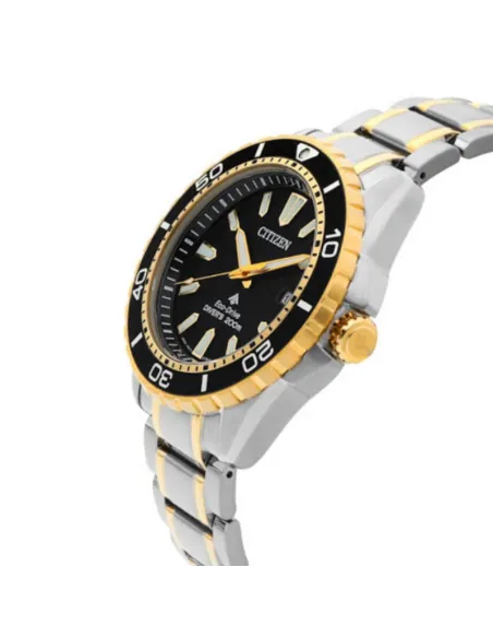 Reloj deportivo hombre Citizen Ecodrive Promaster Marine Drive BN0194-57E ST 44.5mm dial negro