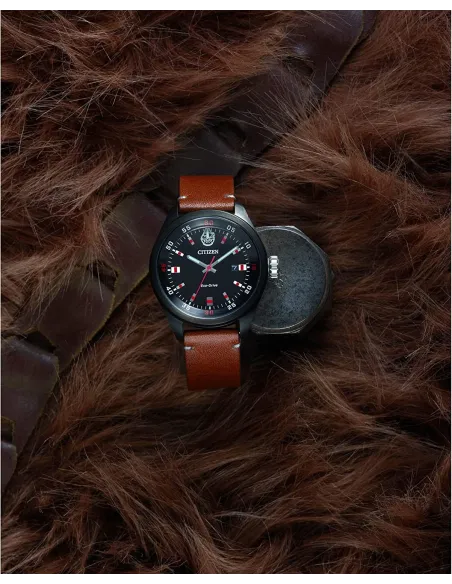 reloj hombre Citizen Eco-drive Star Wars CHEWBACCA AW5008-06W 43mm 100m WR
