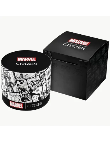 reloj hombre titanio Citizen Ecodrive Marvel 80 Aniversario AW1548-86W Edición Limitada 44mm