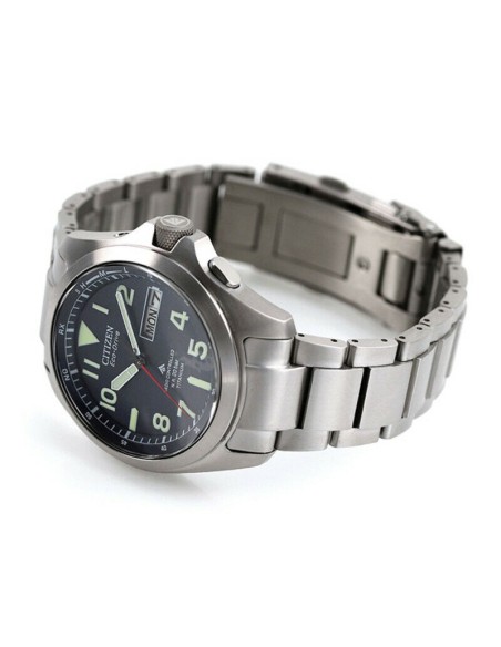 reloj radio-control hombre Citizen Promaster Land TITANIUM AT6080-53L JDM 39mm 200m