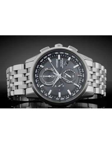 reloj hombre Radiocontrol Citizen AT8110-53E A-T dial negro 43mm Calendario Perpetuo Cristal de Zafiro