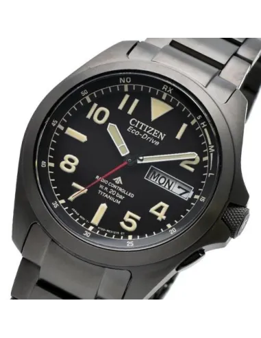 Reloj radio-control hombre Citizen Promaster Land TITANIUM AT6085-50E  39mm