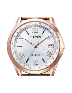 reloj titanio radio-control hombre Citizen Exceed CB1112-07W JDM 38mm Cristal de zafiro 2