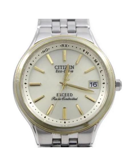 reloj radiocontrol titanio Citizen Exceed EBG74-2792 JDM 37mm cristal  de zafiro