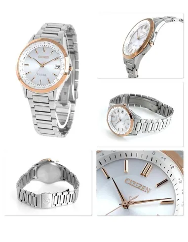 reloj titanio radiocontrol hombre Citizen Exceed CB1114-52A  38mm