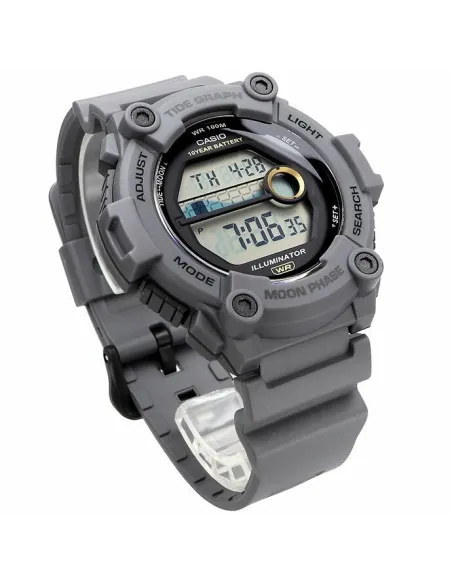 copy of reloj deportivo hombre Casio WS-1300H-1A Mareas Fases Lunares 10 años batería correa resina Luz Led