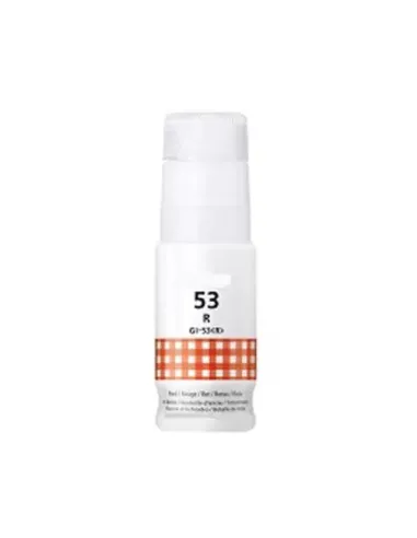Botella de Tinta  Compatible Canon GI53 Rojo  - GI-53R / 4717C001 para Pixma G550, G650