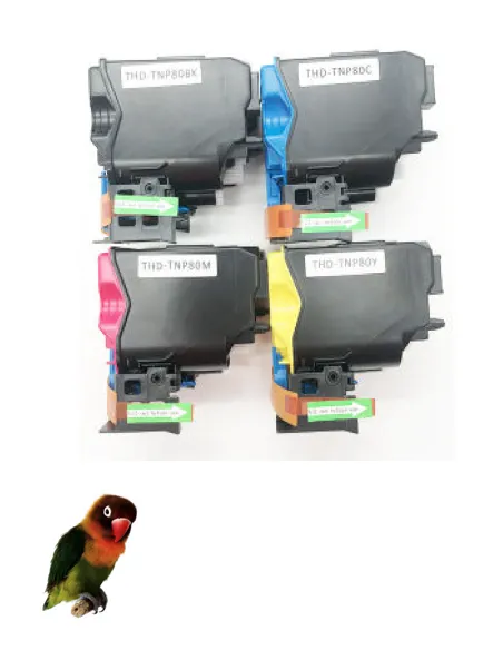 4 toner Compatibles Konica Minolta Bizhub C3300i / C4000i TNP81 / TNP-81