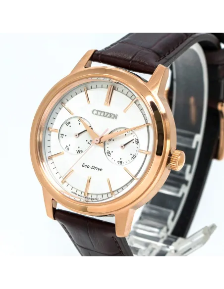 reloj hombre Citizen Ecodrive BU4032-11A JDM 41mm correa de cuero 100m