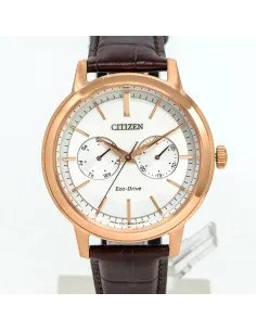Citizen Ecodrive BU4032-11A JDM 41mm 100m WR leather band men's watch
