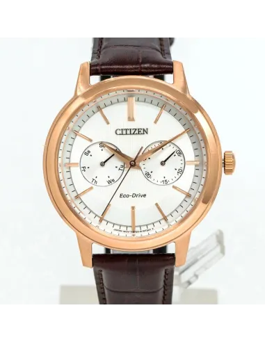 reloj hombre Citizen Ecodrive BU4032-11A JDM 41mm correa de cuero 100m
