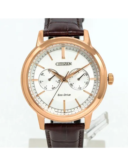 reloj hombre Citizen Ecodrive BU4032-11A JDM 41mm correa de cuero 100m