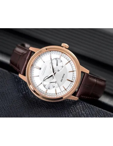 reloj hombre Citizen Ecodrive BU4032-11A JDM 41mm correa de cuero 100m