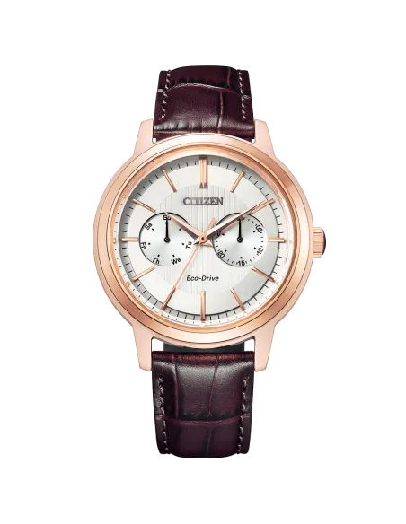 reloj hombre Citizen Ecodrive BU4032-11A JDM 41mm correa de cuero 100m