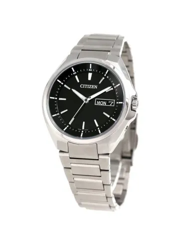 reloj radio-control hombre Titanio Citizen ATESSA AT6050-54E JDM 41mm cristal de Zafiro anti-reflejo 100m