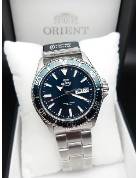Reloj hombre automático Orient Kamasu Mako III Cristal Zafiro acero inoxidable