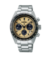 reloj deportivo hombre Seiko Prospex Solar Speedtimer "Beige Panda" SSC817P1 39mm