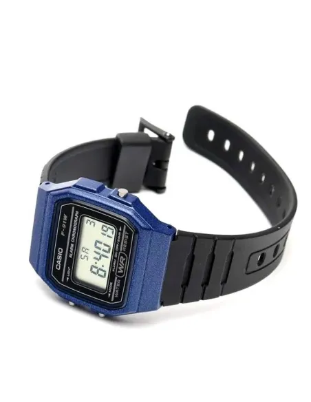 Reloj Casio Vintage Informal retro digital F-91WM-2A alarma y luz led
