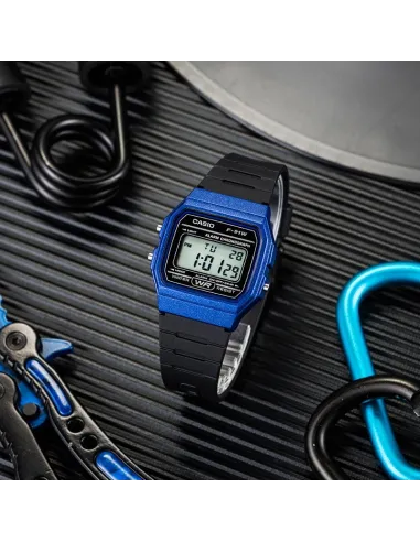 Reloj Casio Vintage Informal retro digital F-91WM-2A alarma y luz led