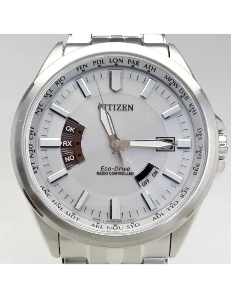 reloj radiocontrol hombre Citizen Ecodrive CB0011-69A JDM 43mm cristal de zafiro