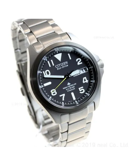 reloj radio-control hombre Citizen Promaster Land TITANIUM PMD56-2952 JDM 39mm Cristal de Zafiro