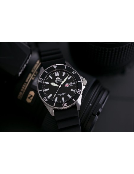 Reloj Automático Hombre Orient Kano Ray III buceo correa goma