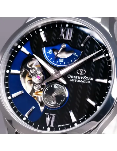 reloj automático hombre Orient Star RE-AV0B03B dial negro 41mm 50h Reserva de Marcha Cristal de Zafiro