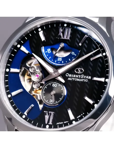 reloj automático hombre Orient Star RE-AV0B03B dial negro 41mm 50h Reserva de Marcha Cristal de Zafiro