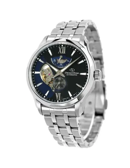 copy of reloj automático hombre Orient Star RE-AV0B01S dial blanco 41mm 50h Reserva de Marcha Cristal de Zafiro