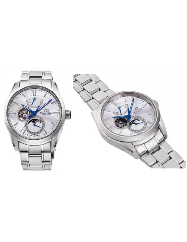 reloj automático hombre Orient Star RE-AY0005A Fases Lunares dial nacar multicolor 41mm cristal de zafiro anti-reflejo 50h