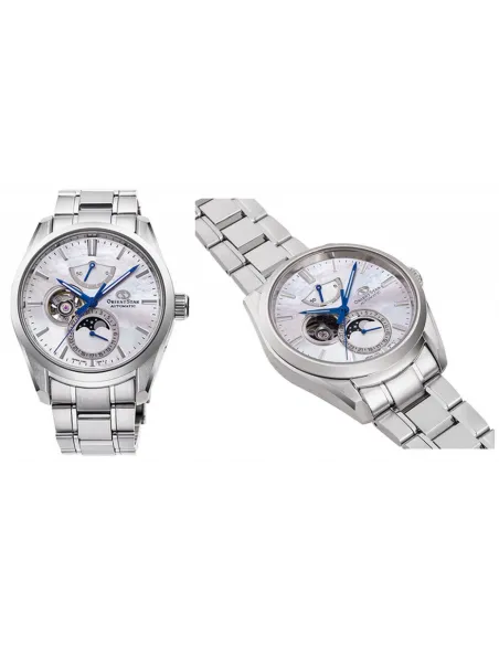 reloj automático hombre Orient Star RE-AY0005A Fases Lunares dial nacar multicolor 41mm cristal de zafiro anti-reflejo 50h