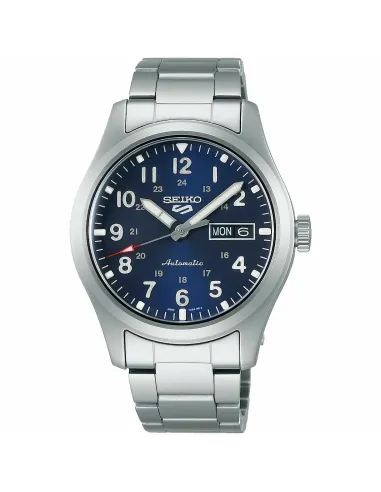 reloj automático hombre Seiko 5 Sports Field SRPG29K1 dial azul 39MM 100m