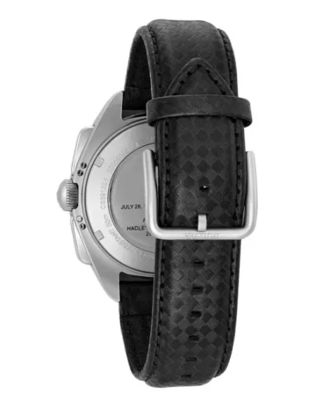 Reloj hombre Bulova 96B251 Special Edition Moon Apollo Lunar Pilot Chronograph dial negro 30m WR correa de cuero