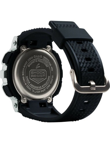 reloj hombre Casio G-Shock GM110-1A Ana-Digi 200m WR correa de goma Hora Mundial 5 Alarmas